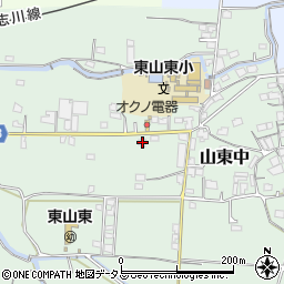 和歌山県和歌山市山東中150周辺の地図