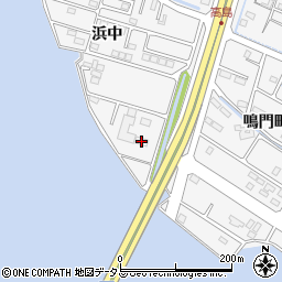 徳島県鳴門市鳴門町高島浜中73周辺の地図