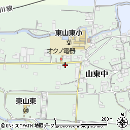 和歌山県和歌山市山東中159周辺の地図