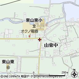 和歌山県和歌山市山東中161周辺の地図
