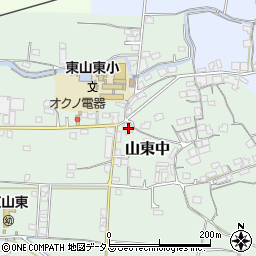 和歌山県和歌山市山東中220周辺の地図