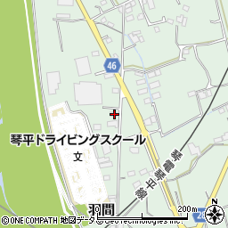 香川県仲多度郡まんのう町羽間1902周辺の地図