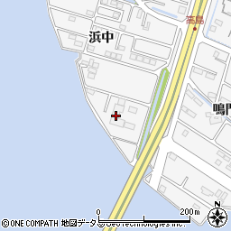 徳島県鳴門市鳴門町高島浜中74周辺の地図