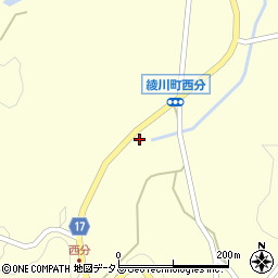 香川県綾歌郡綾川町西分1205周辺の地図