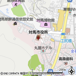 長崎県対馬振興局　管理部税務課周辺の地図