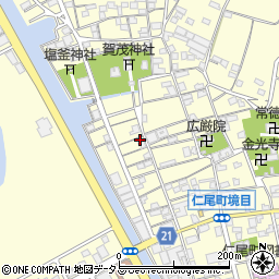 香川県三豊市仁尾町仁尾丁1024周辺の地図