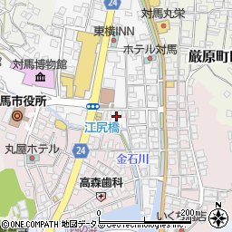 長崎県対馬市厳原町今屋敷709周辺の地図