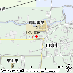 和歌山県和歌山市山東中62周辺の地図