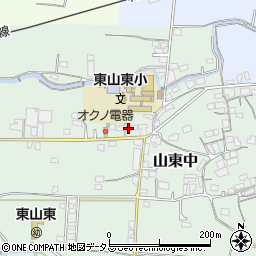 和歌山県和歌山市山東中59周辺の地図