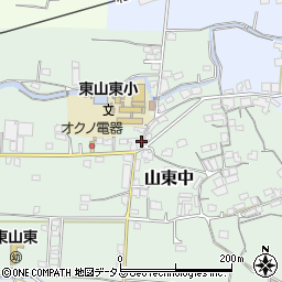 和歌山県和歌山市山東中58周辺の地図