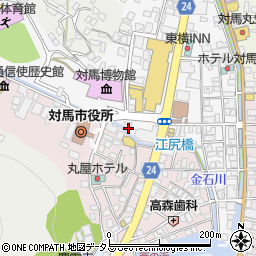 長崎県対馬市厳原町今屋敷672周辺の地図