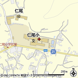 三豊市立仁尾小学校周辺の地図