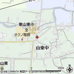 和歌山県和歌山市山東中222周辺の地図