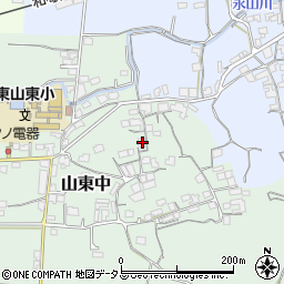 和歌山県和歌山市山東中254周辺の地図