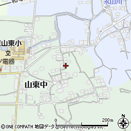 和歌山県和歌山市山東中256周辺の地図