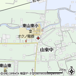和歌山県和歌山市山東中55周辺の地図