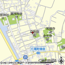 香川県三豊市仁尾町仁尾丁986周辺の地図
