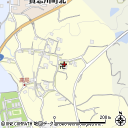 和歌山県紀の川市貴志川町高尾周辺の地図