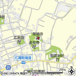 常徳寺周辺の地図
