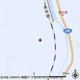 山口県美祢市大嶺町北分921周辺の地図