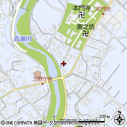 香川県三豊市三野町下高瀬1890周辺の地図