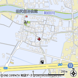 和歌山県和歌山市田尻346-1周辺の地図