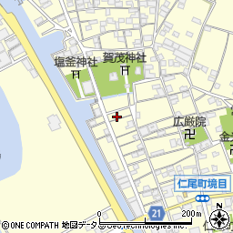 香川県三豊市仁尾町仁尾丁1035周辺の地図