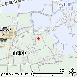 和歌山県和歌山市山東中265周辺の地図