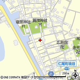 香川県三豊市仁尾町仁尾丁1032周辺の地図