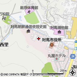 長崎県対馬市厳原町国分1428-1周辺の地図