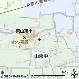 和歌山県和歌山市山東中223周辺の地図