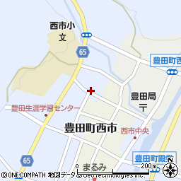 山口県下関市豊田町大字矢田170周辺の地図