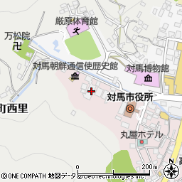 長崎県対馬市厳原町国分1363周辺の地図