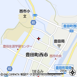 山口県下関市豊田町大字矢田170-2周辺の地図