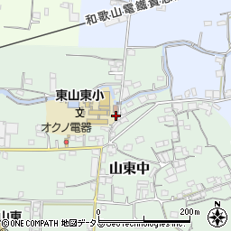 和歌山県和歌山市山東中54周辺の地図