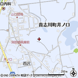 和歌山県紀の川市貴志川町井ノ口周辺の地図