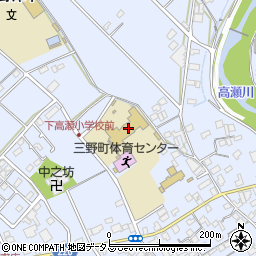 香川県三豊市三野町下高瀬752周辺の地図