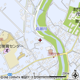 香川県三豊市三野町下高瀬588周辺の地図