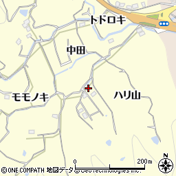 徳島県鳴門市北灘町櫛木中田周辺の地図