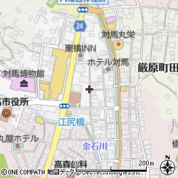 長崎県対馬市厳原町今屋敷周辺の地図