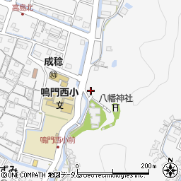 徳島県鳴門市鳴門町高島（山路）周辺の地図