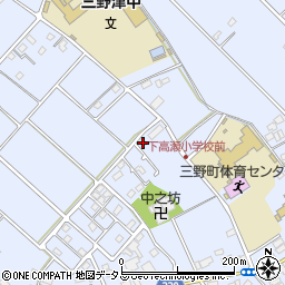 香川県三豊市三野町下高瀬820-8周辺の地図