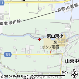 和歌山県和歌山市山東中74周辺の地図