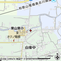 和歌山県和歌山市山東中224周辺の地図