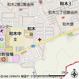 三井化学和木社宅４号棟周辺の地図