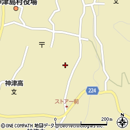 東京都神津島村1224周辺の地図