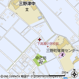 香川県三豊市三野町下高瀬819周辺の地図