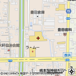 ホームセンターコーナン和歌山西浜店周辺の地図