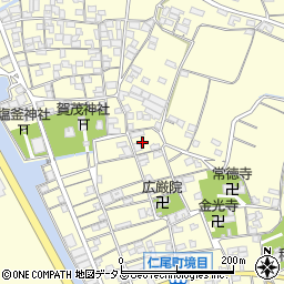 香川県三豊市仁尾町仁尾丁1008周辺の地図