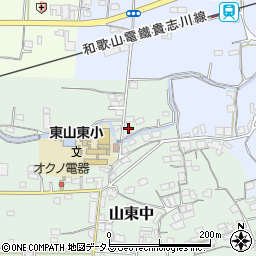 和歌山県和歌山市山東中49周辺の地図